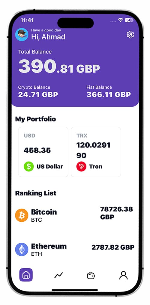 Personal app screenshot 1