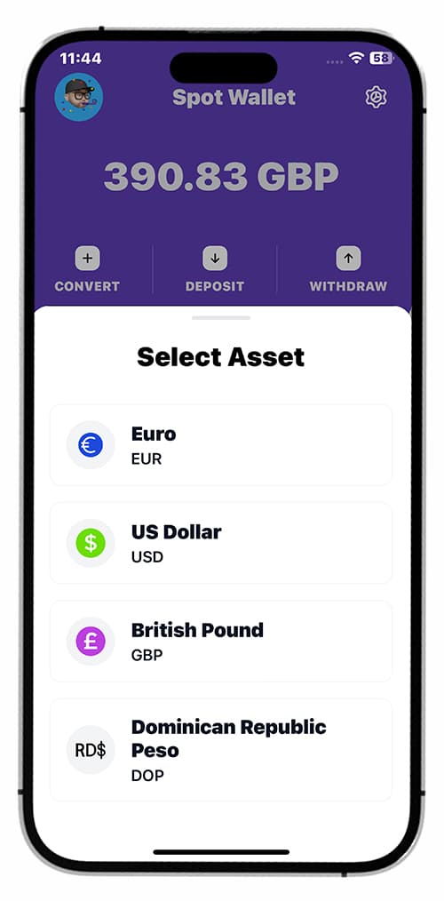 Personal app screenshot 2